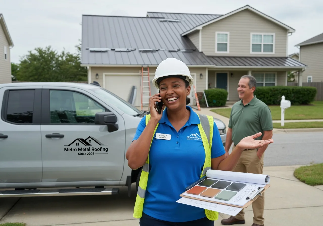 Storm Damage Metal Roof Repair in Crowville, LA